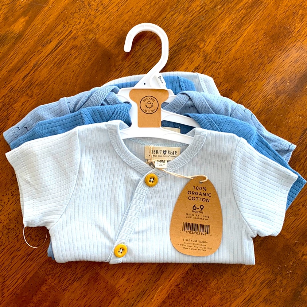Organic Cotton onesies (3 pack) NTW